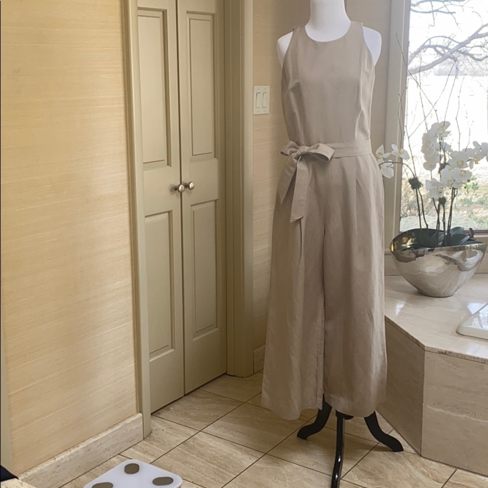 One Piece Cropped Wide-Leg Jumpsuit Size 2 Tall